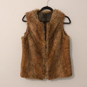 vegan furry vest